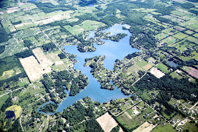 Lapeer Lake in Lapeer County, Michigan